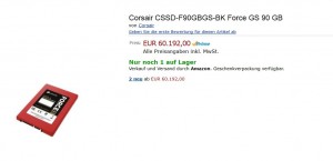 Corsair CSSD-F90GBGS-BK Force GS 90 GB 